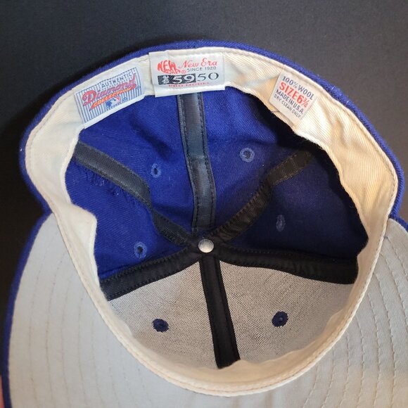 Vintage LA Dodgers Wool Hat USA 59 50 New Era Authentic Diamond Collection - Picture 11 of 15